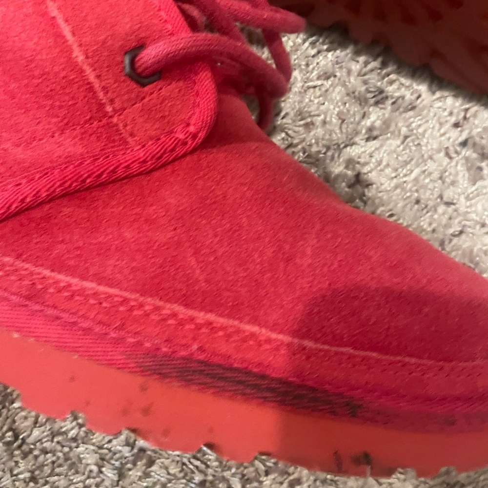 Red Ugg Neumel Boots - Picture 3 of 3